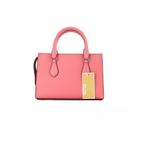 NWT Michael Kors Sheila Small Vegan Satchel Bag Tea Rose - One Size - Picture 2 of 2